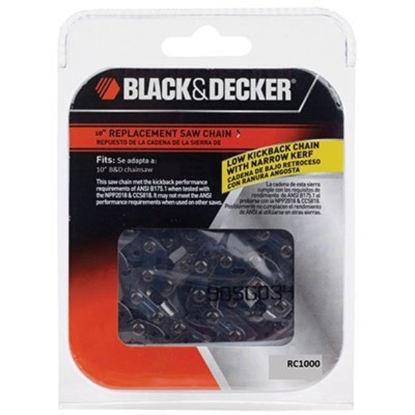 Black & Decker 10CRDLS Saw Repl Chain RC1000